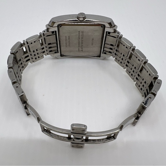 Burberry BU1568 Men's Stainless Steel Check-Pattern Watch - Picture 6 of 7